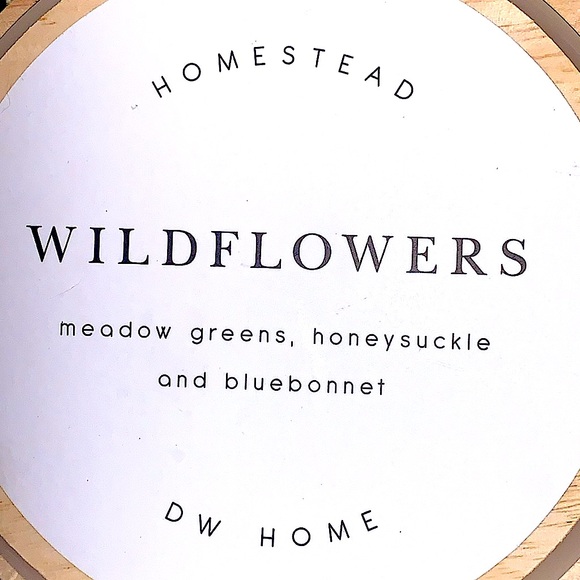 DW HOME CANDLE WILDFLOWERS HOMESTEAD RICHLY SCENTED NEW 2 WICK SOYWAX 27 oz - Picture 6 of 7